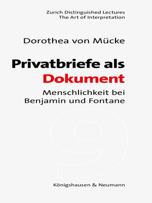 cover image of Privatbriefe als Dokument